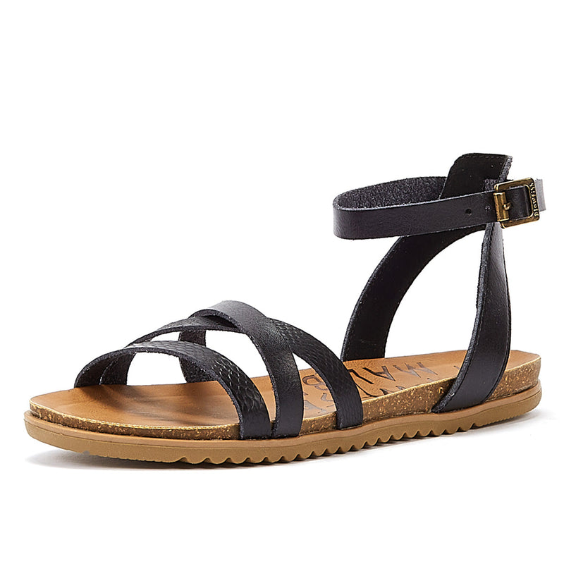 Blowfish Malibu Maylie Womens Black Dyecut Sandals