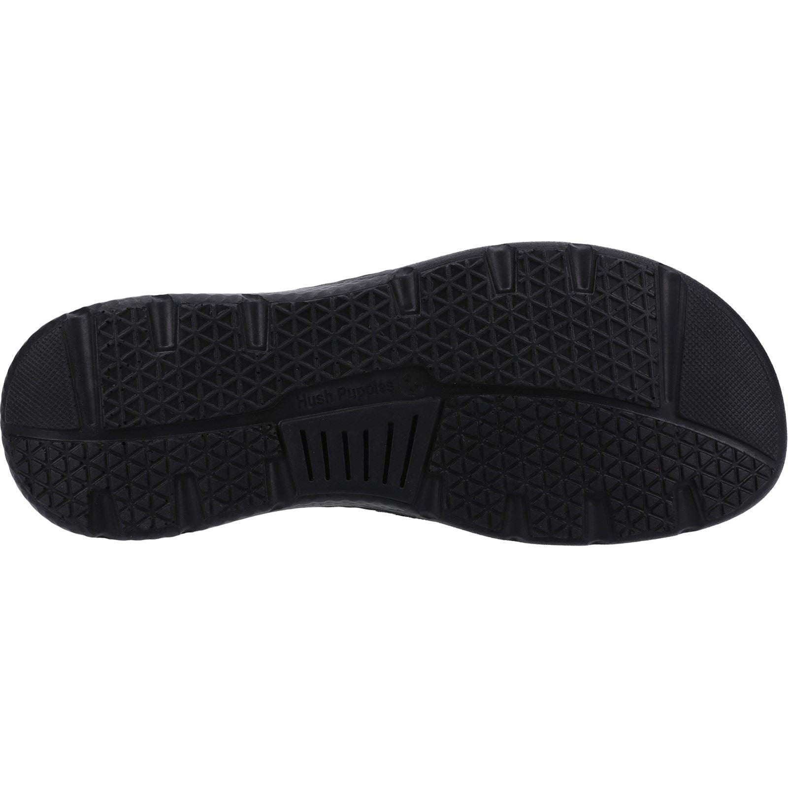 Hush Puppies Carson Mules Noires Pour Hommes En Cuir