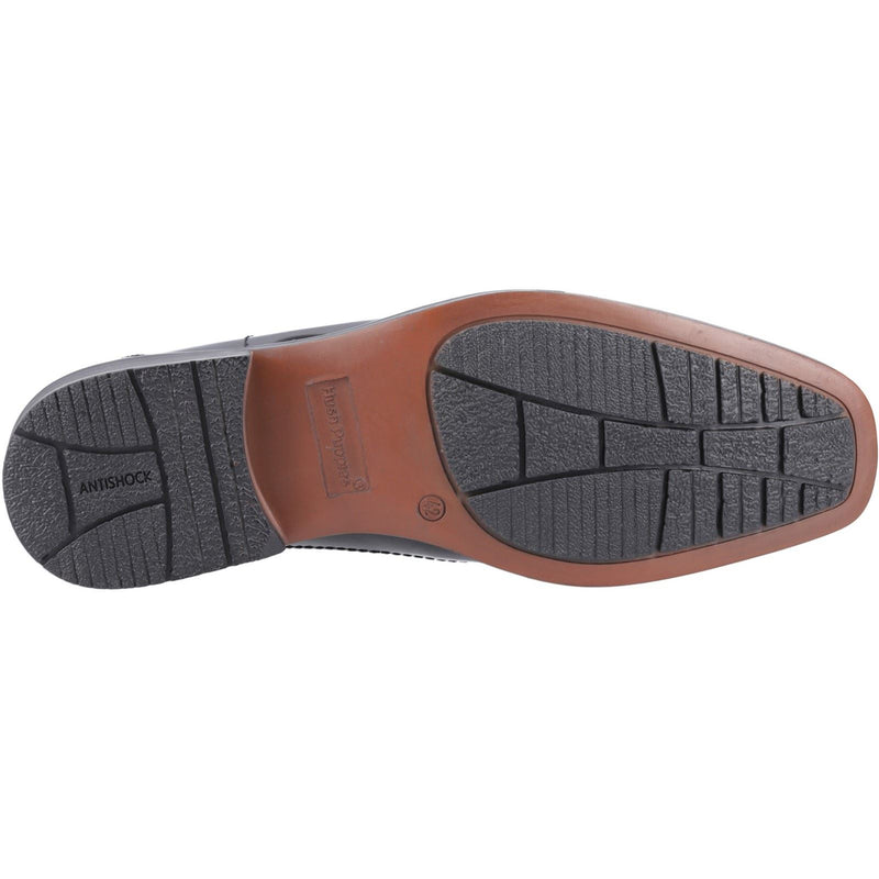 Hush Puppies Brody Chaussures Pour Hommes En Cuir Noir À Enfiler
