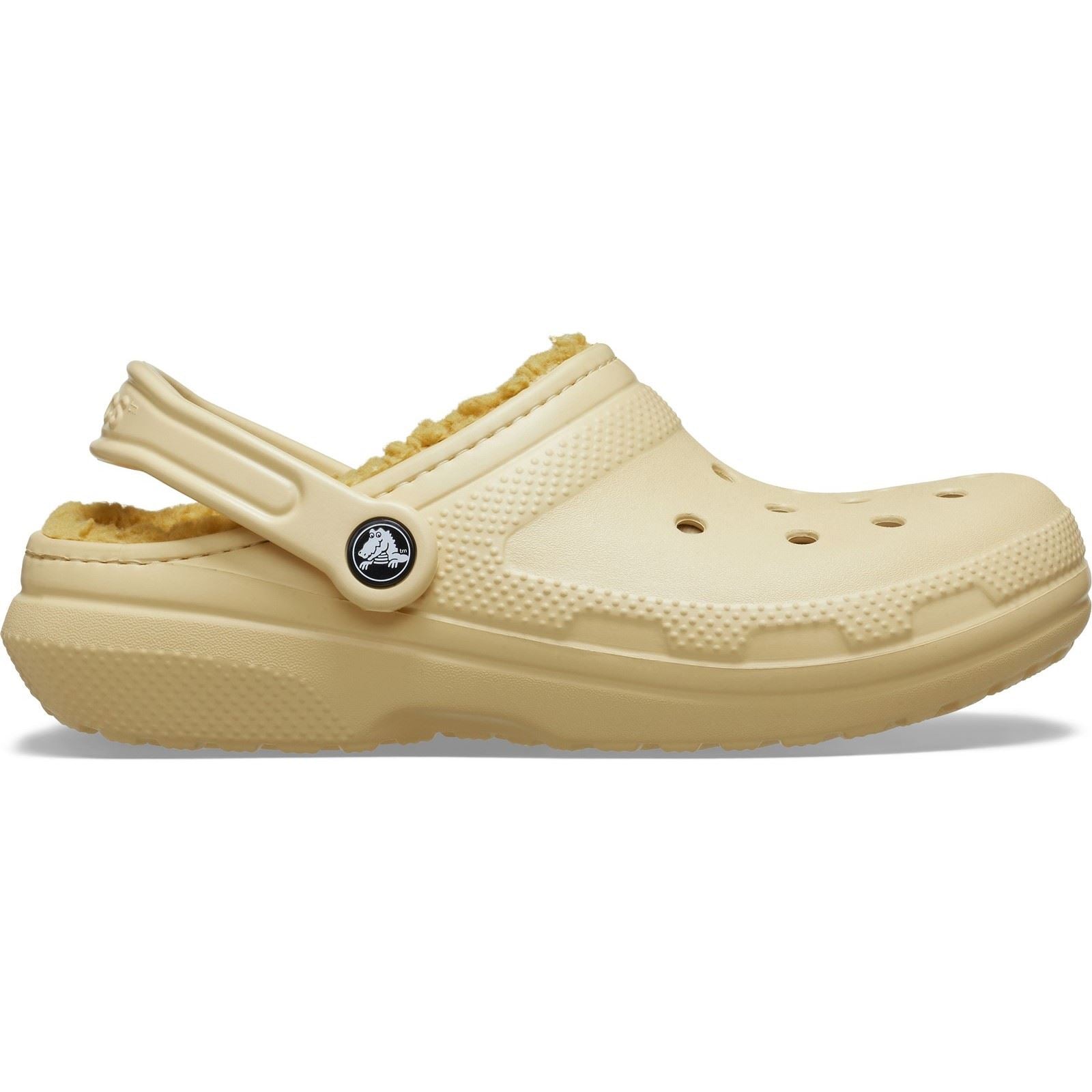 Crocs Classic Lined Sabots En Sésame Pour Hommes En Thermoplastique