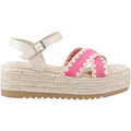 Hush Puppies Jemma Espadrille Sandales Pour Femmes En Polyuréthane Fuchsia