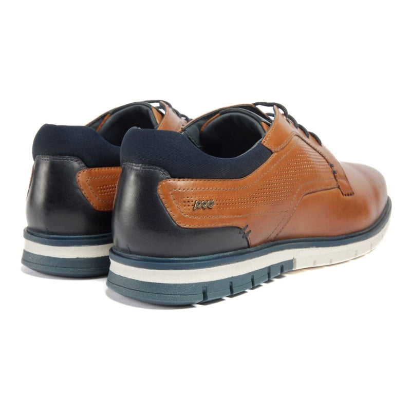 Pod Merlin Chaussures À Lacets En Cuir Pour Homme Couleur Fauve