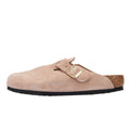 Birkenstock Chaussures Confortables En Daim Rose Clair Pour Femmes De Boston