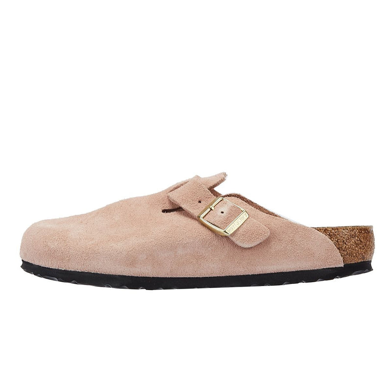 Birkenstock Chaussures Confortables En Daim Rose Clair Pour Femmes De Boston