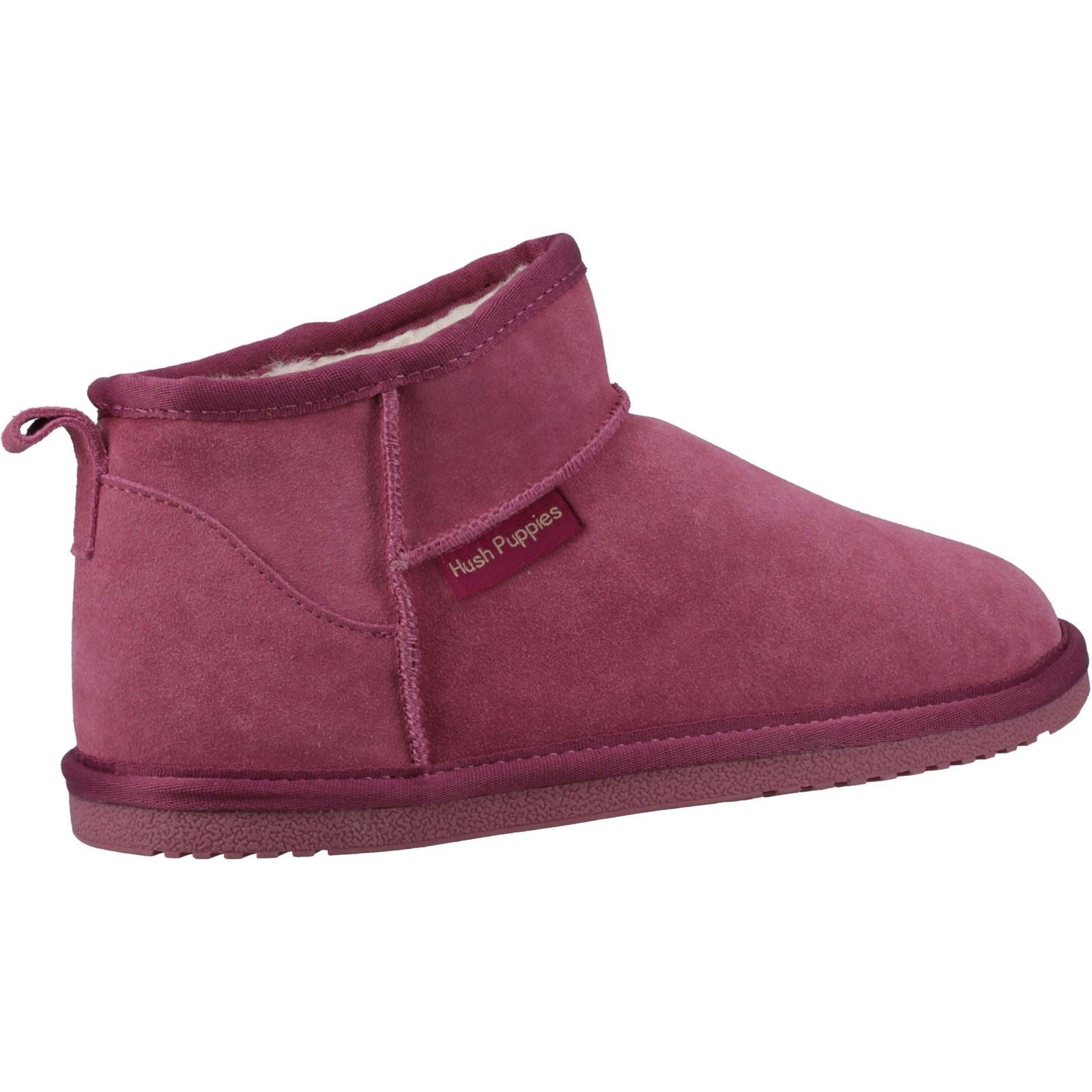 Hush Puppies Ashanti Chaussons Roses En Suède Pour Femmes
