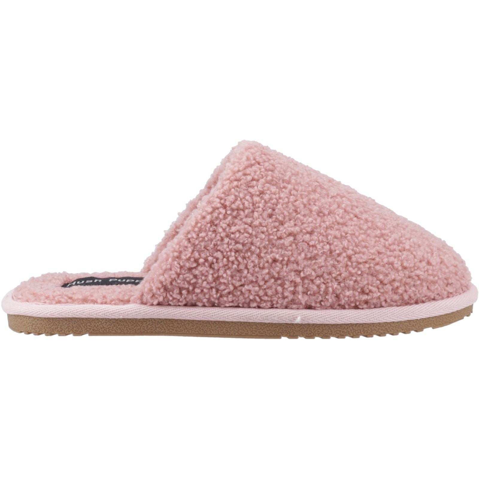 Hush Puppies Joanna Chaussons Roses Pour Femme En Textile