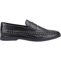 Hush Puppies Bowie Mocassins Noirs En Cuir Pour Hommes