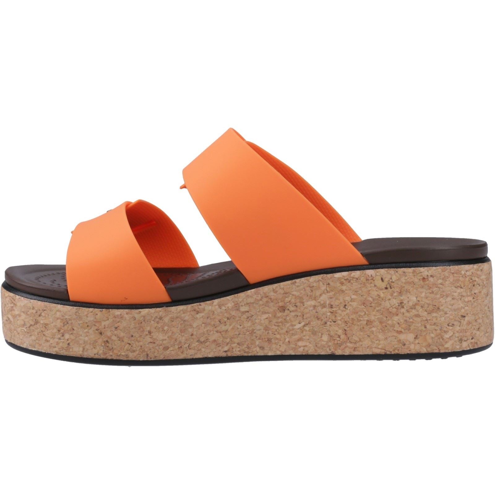 Crocs Brooklyn Buckle Sandales Compensées Topaz Pour Femmes
