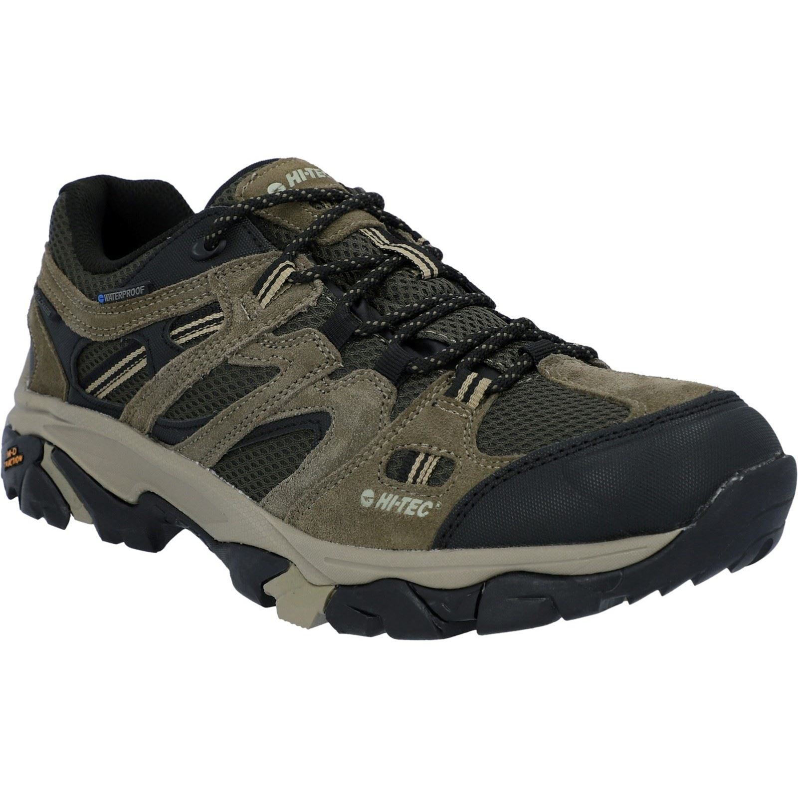 Hi-Tec Apex Lite Low Chaussures De Randonnée Pour Hommes En Polyester Taupe