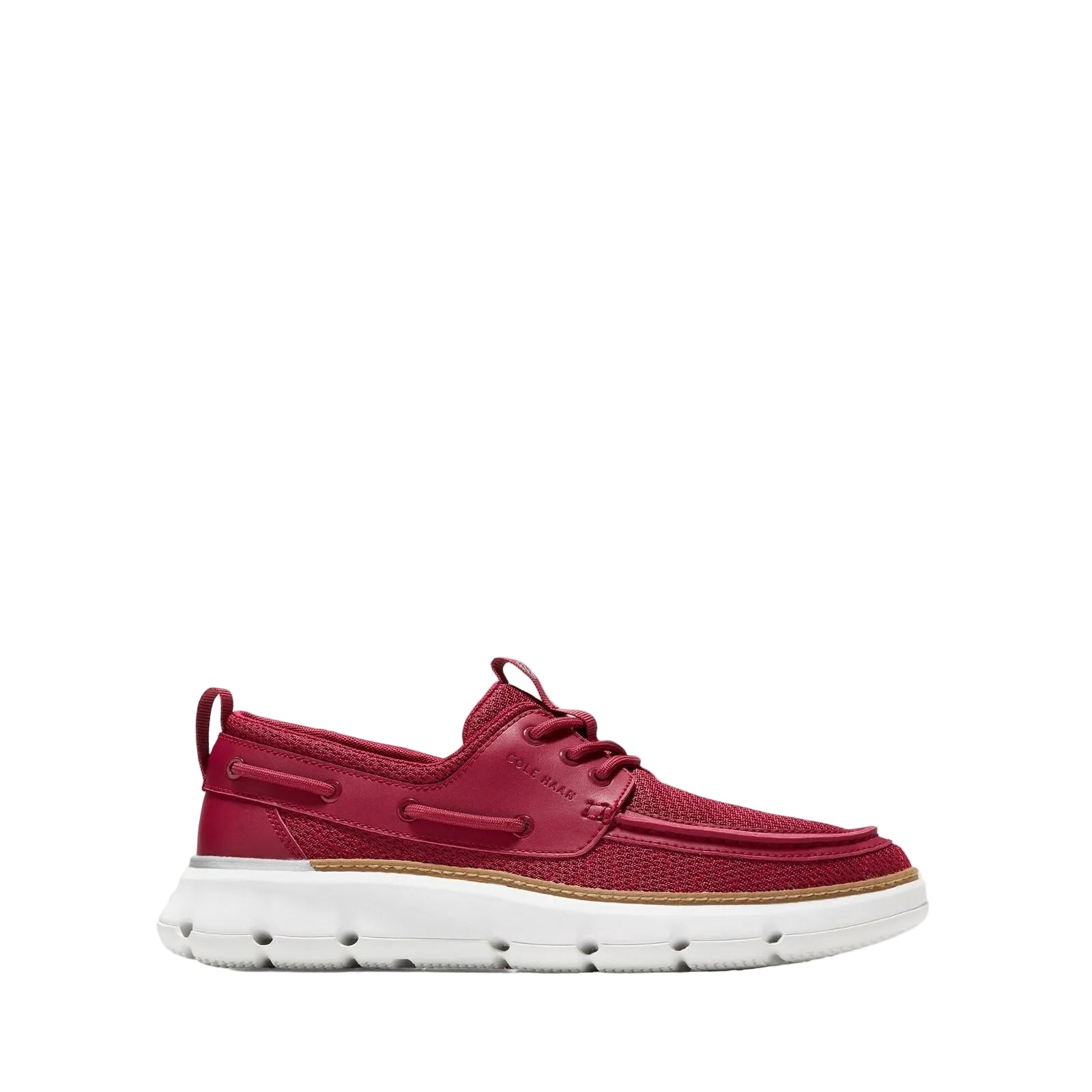 Cole Haan 4.ZeroGrand Regatta Chaussures Bateau Rouges Pour Homme