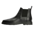 Geox Spherica EC1 C Tumble Bottes Noires En Cuir Pour Hommes