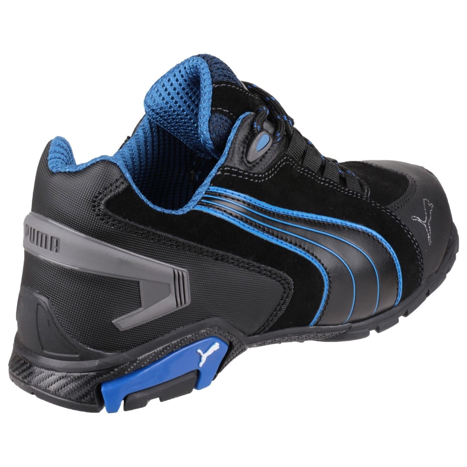 Puma Safety Baskets De Sécurité En Cuir Noir Rio Low