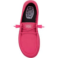 HEYDUDE Wendy Funk Mono Chaussures Mocassins Roses Électriques Pour Femmes En Polyester