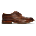 Chapman & Moore Longwing Brogue Country Chaussures En Cuir Pour Hommes Brunes À Lacets