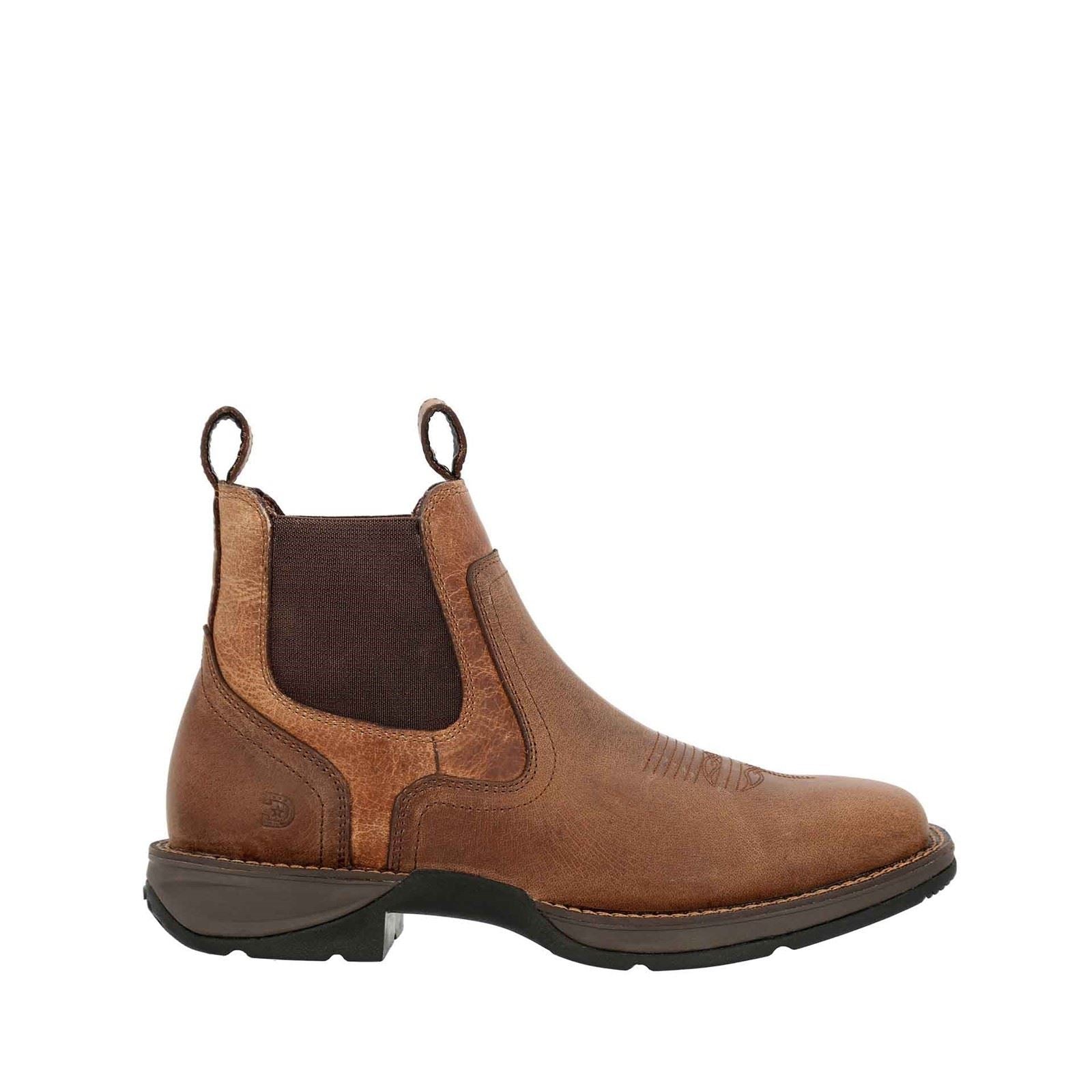 Durango Red Dirt Rebel Bottes De Cheville En Cuir Pour Hommes Old Town Brun/beige