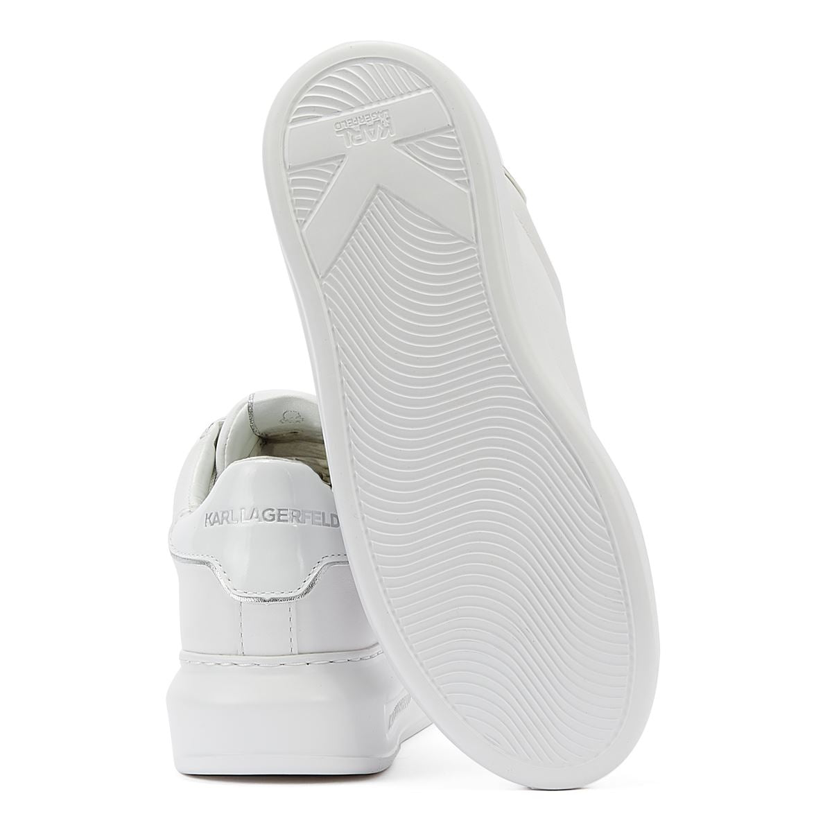 Karl Lagerfeld Kapri Nft Lo Dentelle Femmes Baskets Mono Blanc