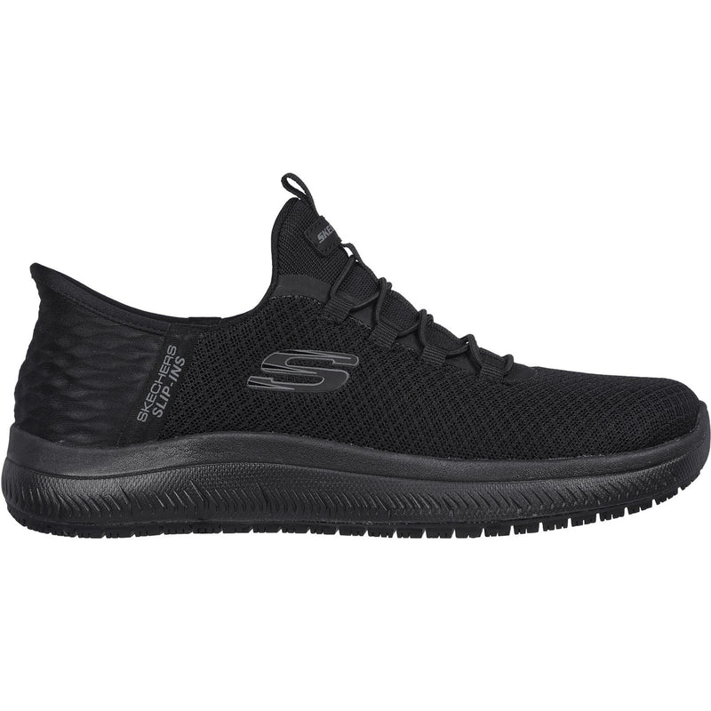 Skechers Workwear Summits SR - Enslee Baskets De Sécurité Noires En Textile Pour Femmes