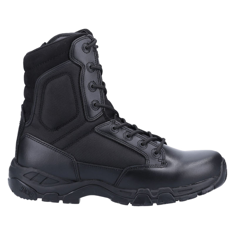 Magnum Bottes De Sécurité En Cuir Noir Viper Pro 8.0 Plus À Fermeture Éclair Latérale