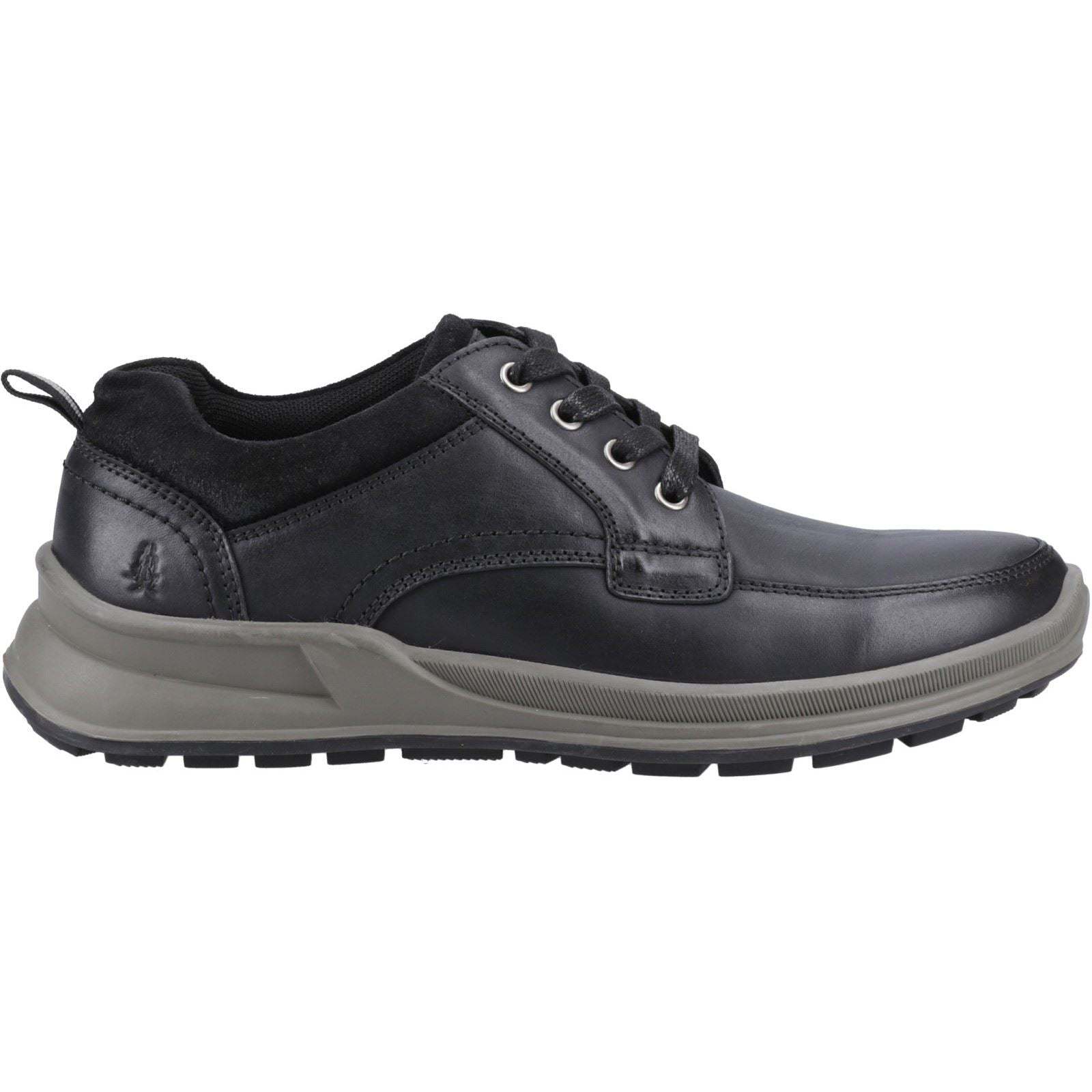 Hush Puppies Adam Chaussures À Lacets En Cuir Nubuck Noir Pour Hommes