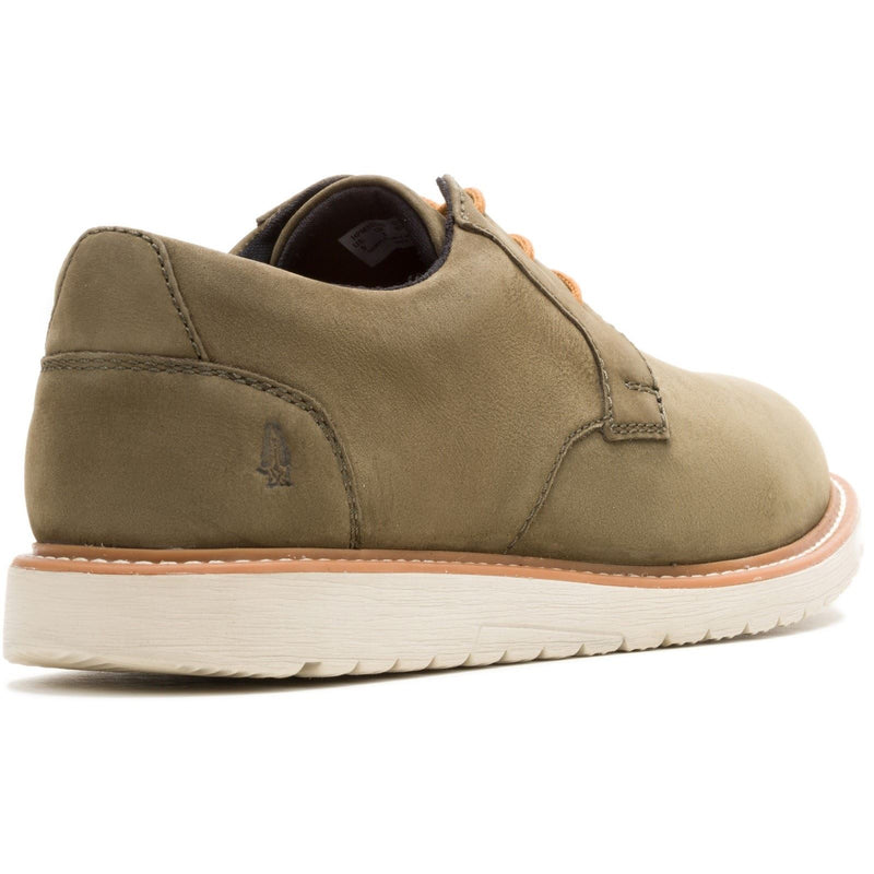 Hush Puppies Jenson Oxford Chaussures À Lacets En Cuir Pour Homme Couleur Olive