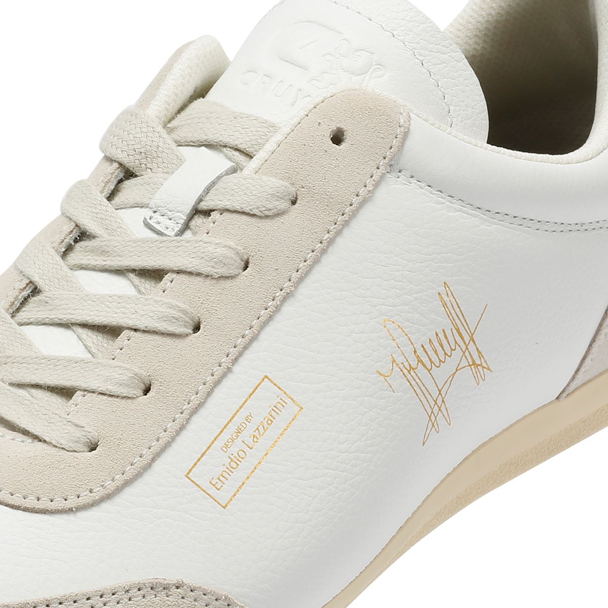 Cruyff Recoupa Baskets Blanches En Cuir Pour Hommes