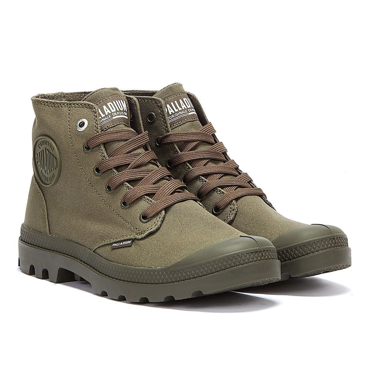 Palladium Bottes Pampa Hi Mono Chrome Vertes