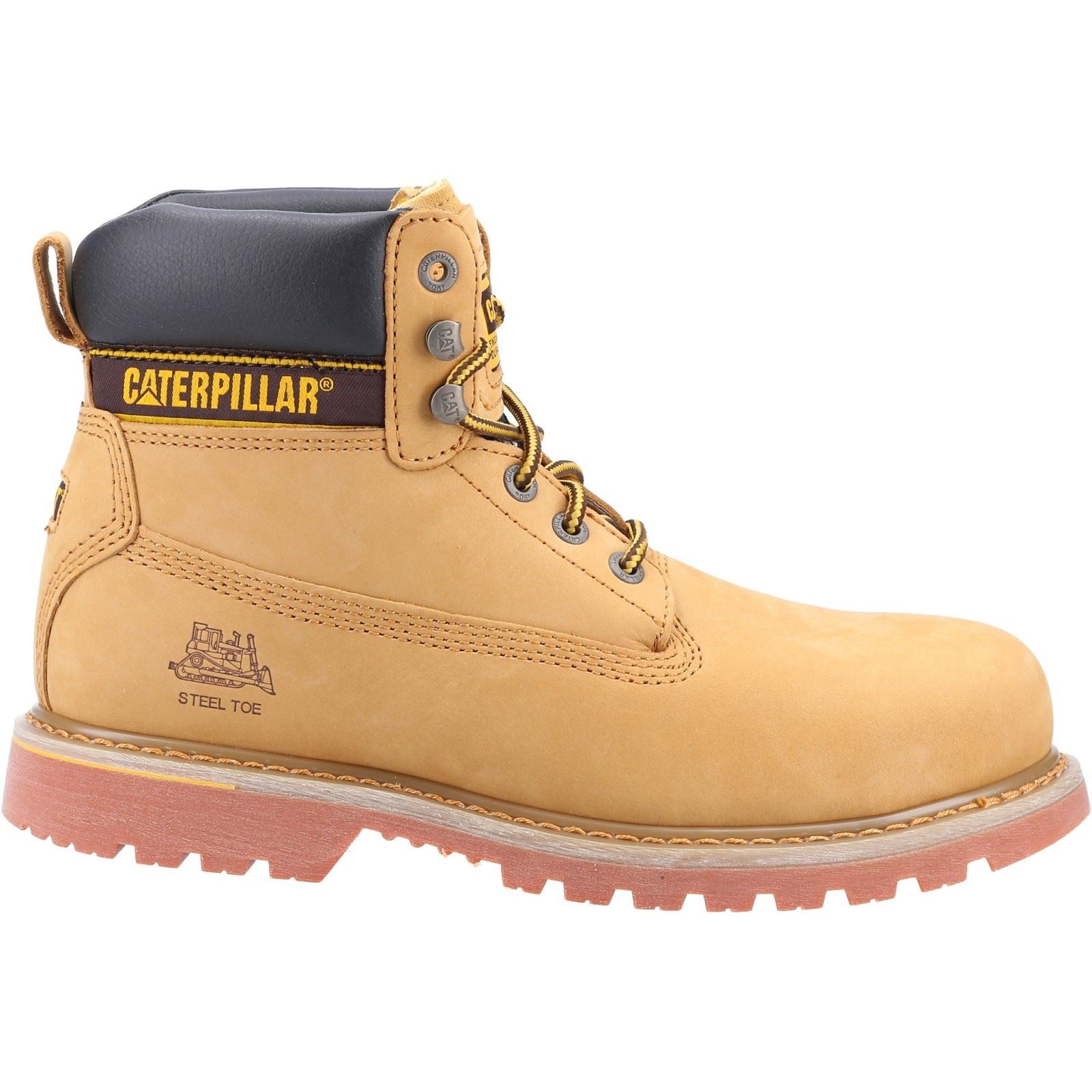 Caterpillar Bottes De Sécurité En Cuir Holton Honey