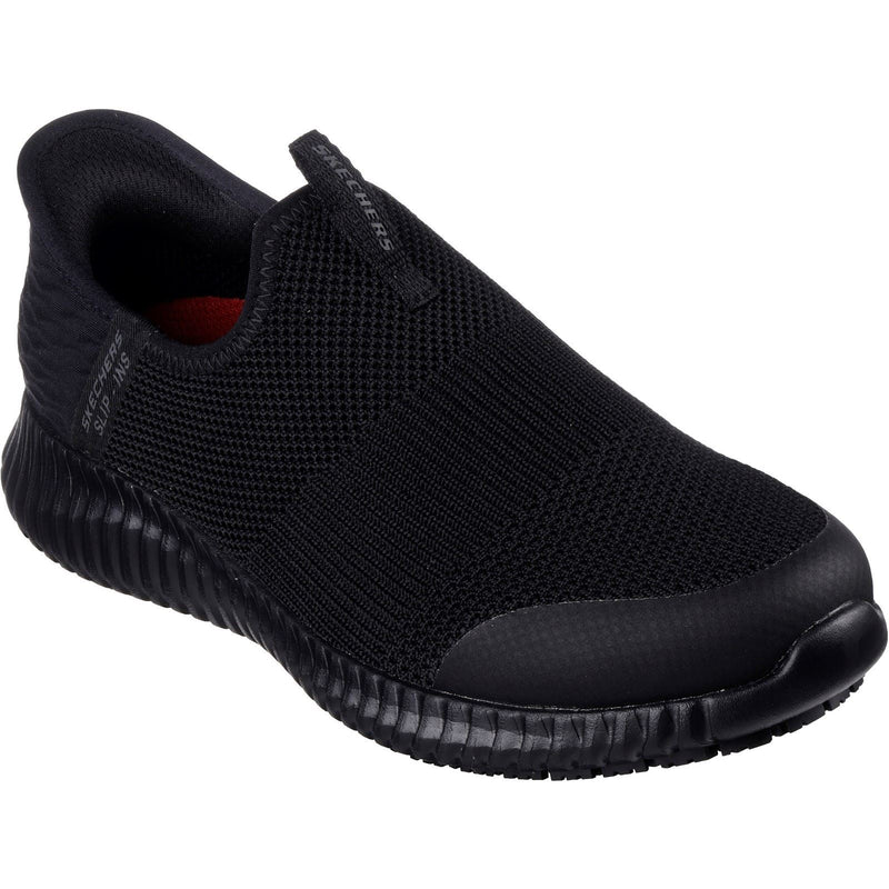 Skechers Workwear Cessnock - Gwynedd Baskets De Sécurité Noires En Textile Pour Femmes