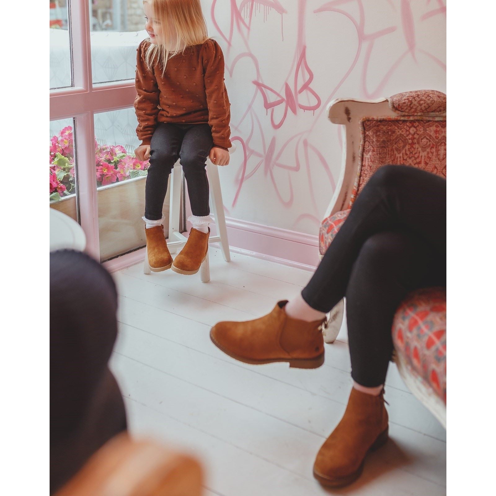 Hush Puppies Maddy Bottes En Daim Pour Femme En Couleur Beige