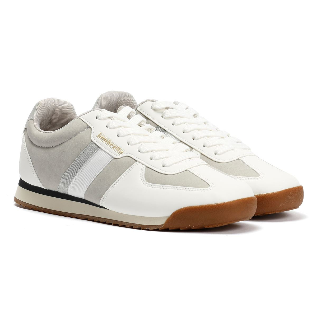 Lambretta Diego Baskets Blanches Pour Hommes