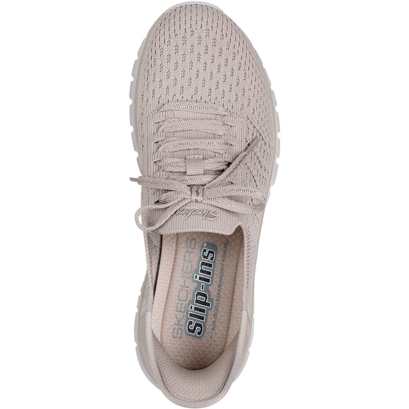 Skechers Graceful First Blush Sneakers En Toile Pour Femmes Taupe