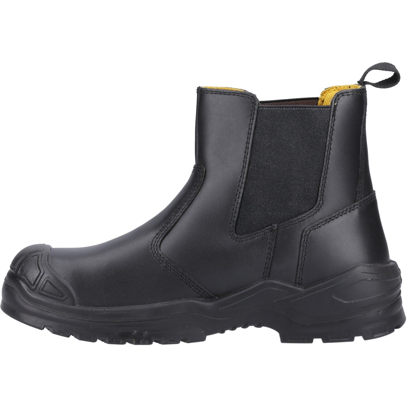 Caterpillar Bottes De Sécurité En Cuir Noir Striver