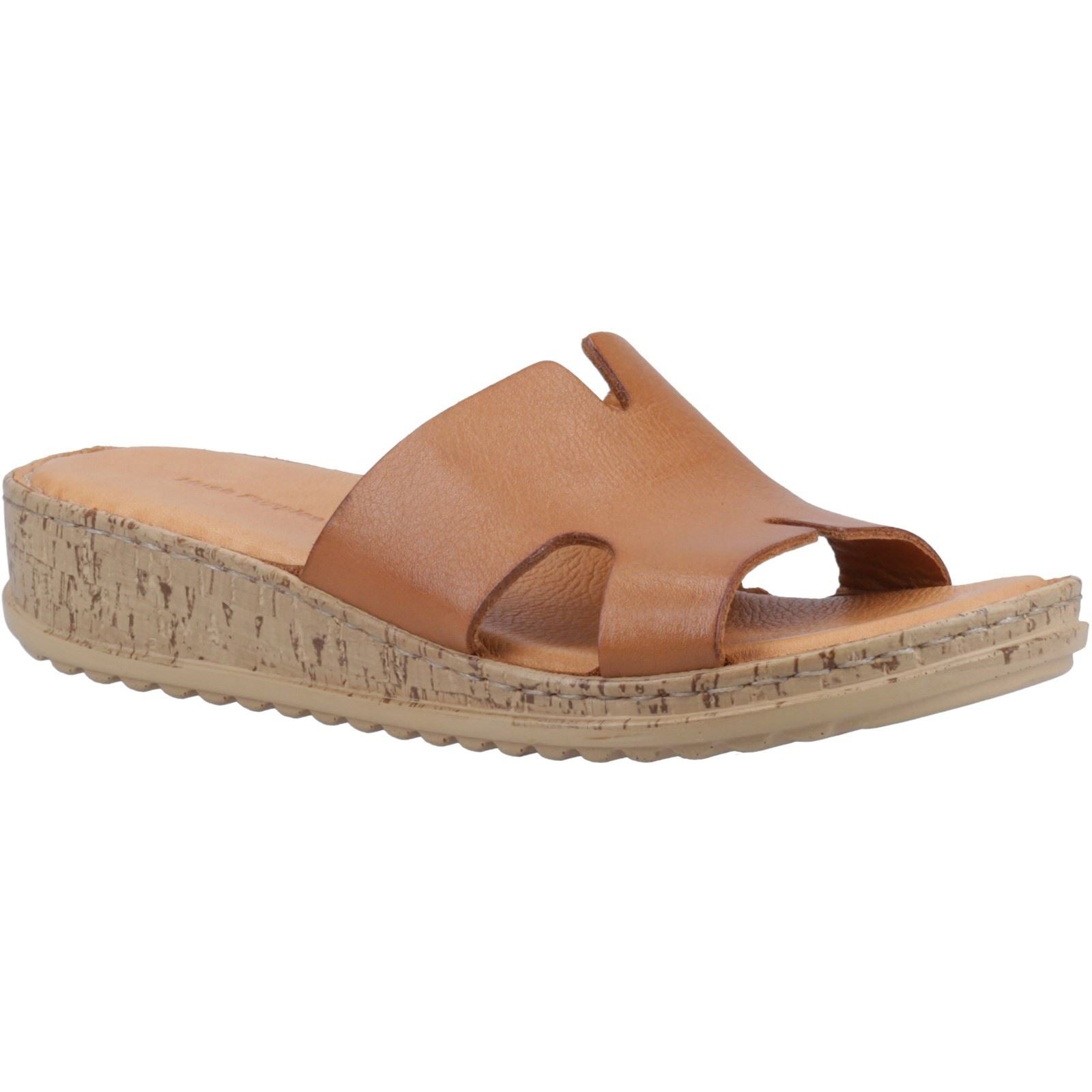 Hush Puppies Eloise Sandales En Cuir Pour Femme Couleur Tan