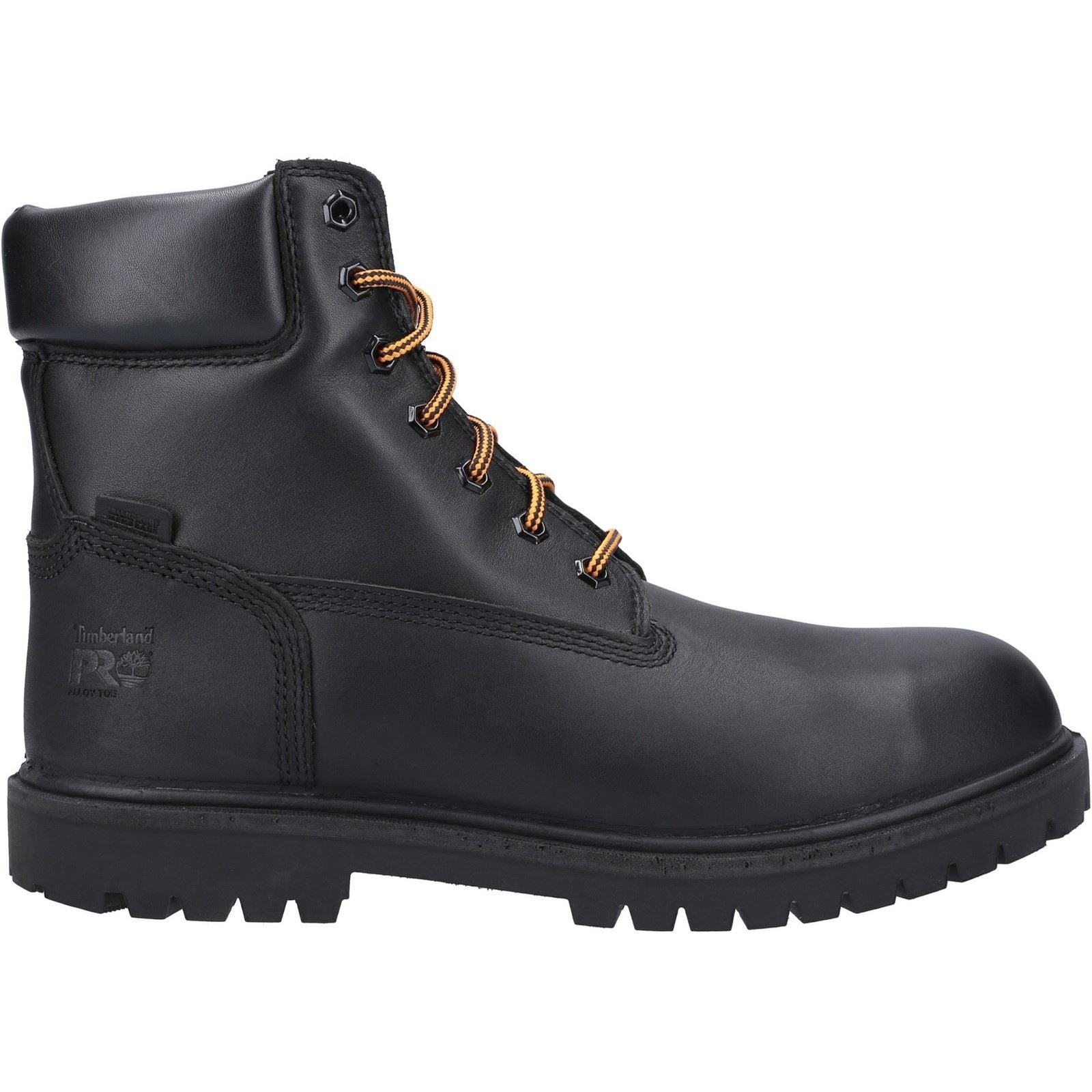 Timberland Pro Bottes De Sécurité Noires En Cuir Emblématiques