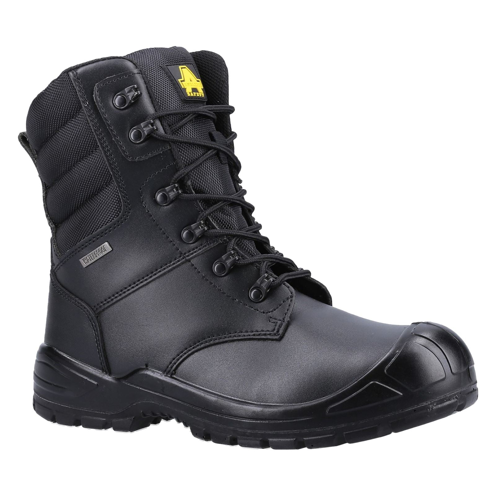 Amblers Safety Deux Cent Quarante Bottes De Sécurité En Cuir Noires