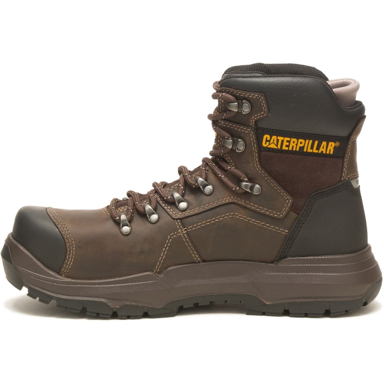 Caterpillar Bottes De Sécurité En Cuir Diagnostic 2.0 Coffee