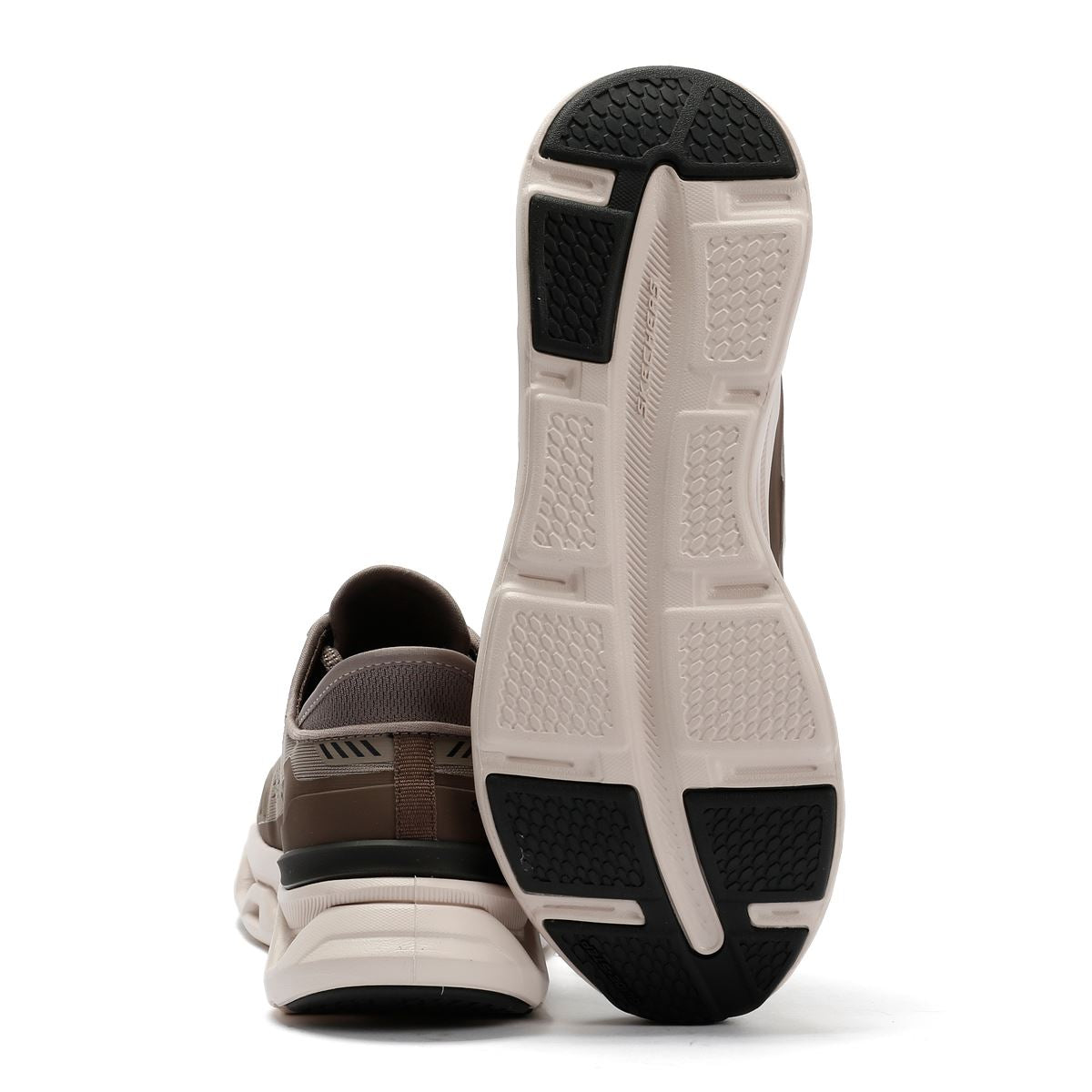 Skechers Slip-Ins Glide Step Altus Baskets Grises En Maille Pour Femmes