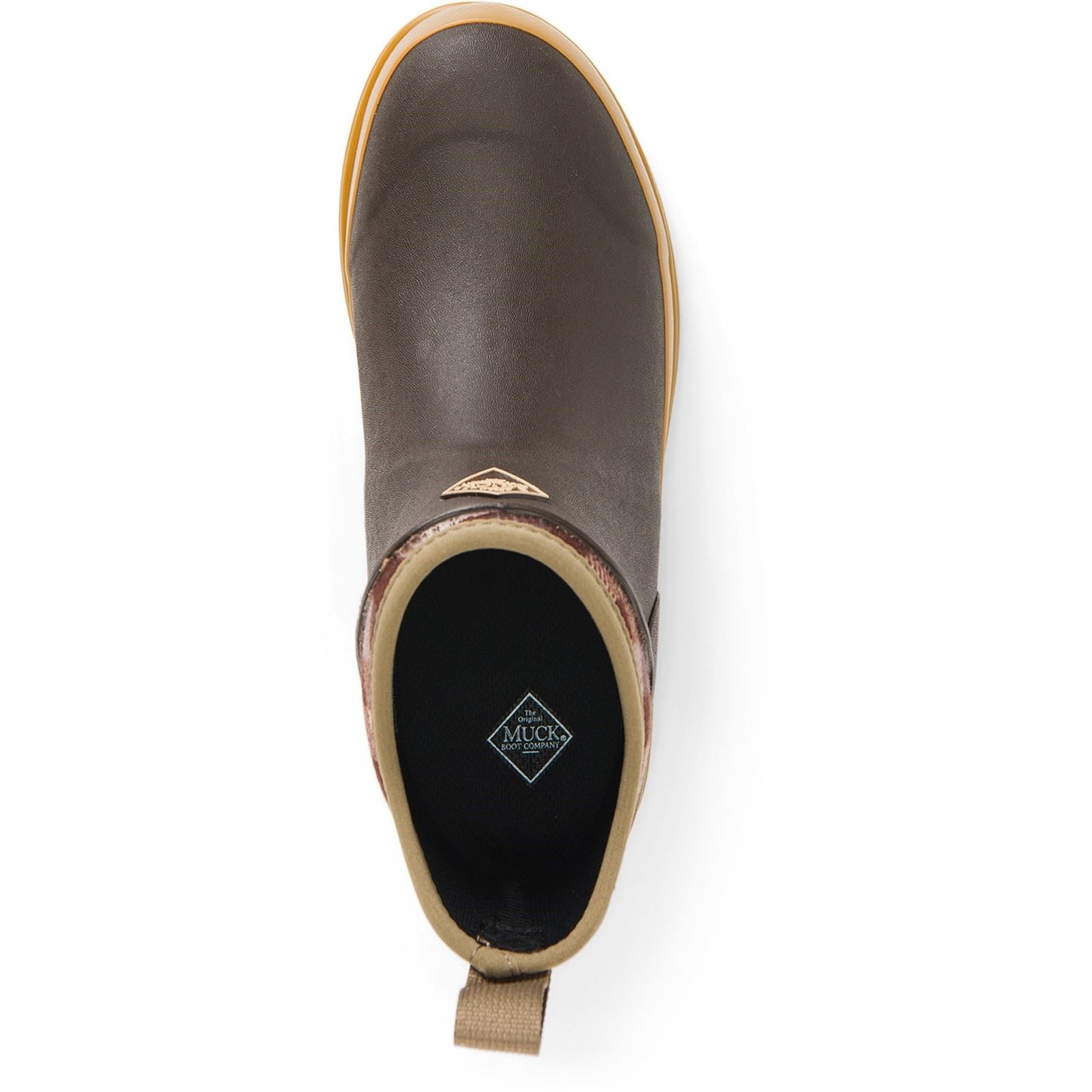 Muck Boots Originals Ankle Bottes En Caoutchouc Marron/À Carreaux/Gomme Wellington