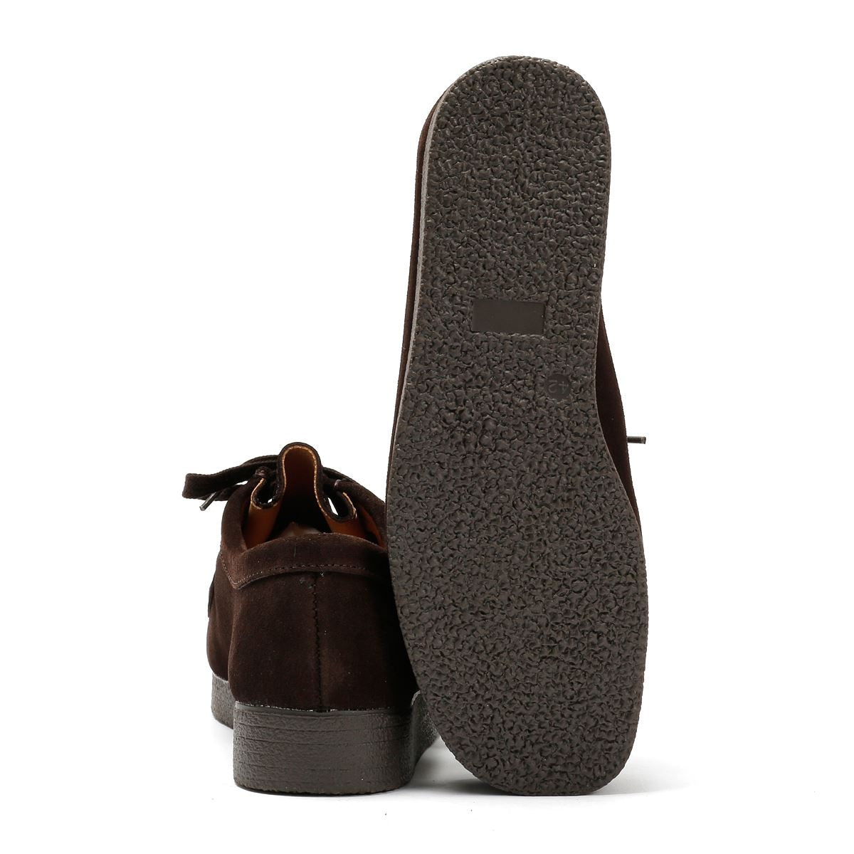 Tower Footwear Apache Chaussures Homme En Daim Marron À Lacets
