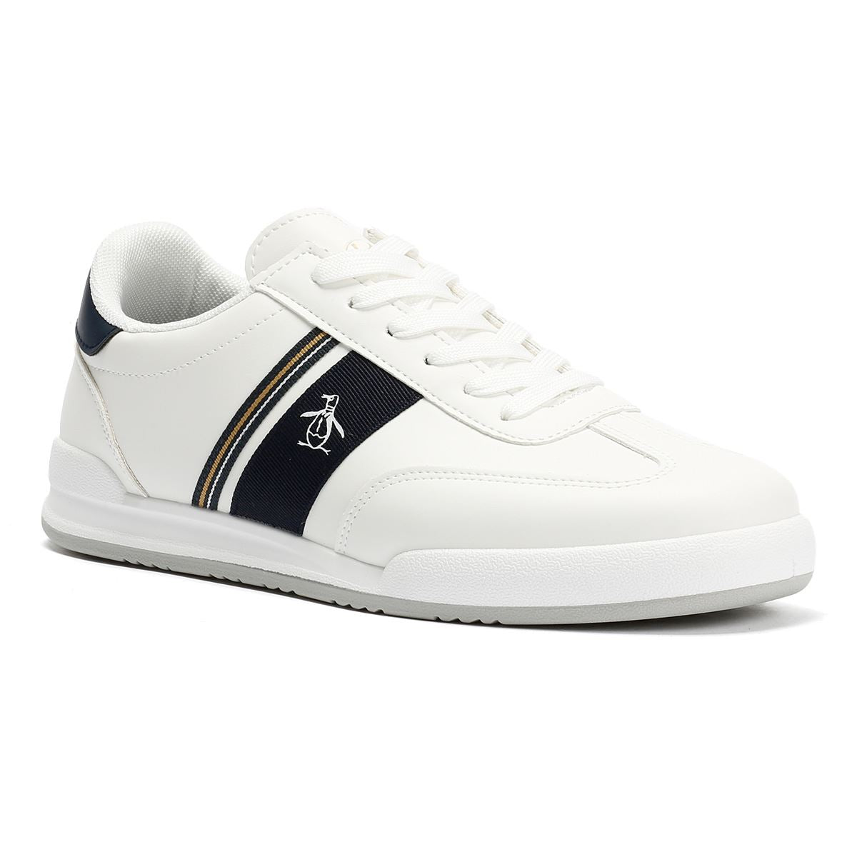 Penguin Gaz Baskets Blanches Pour Hommes