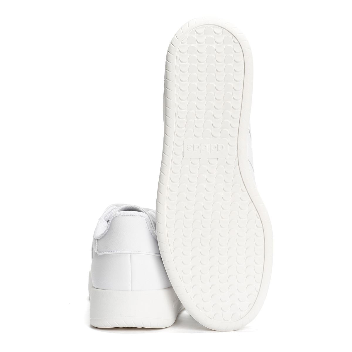Adidas Barreda Baskets Blanches En Cuir
