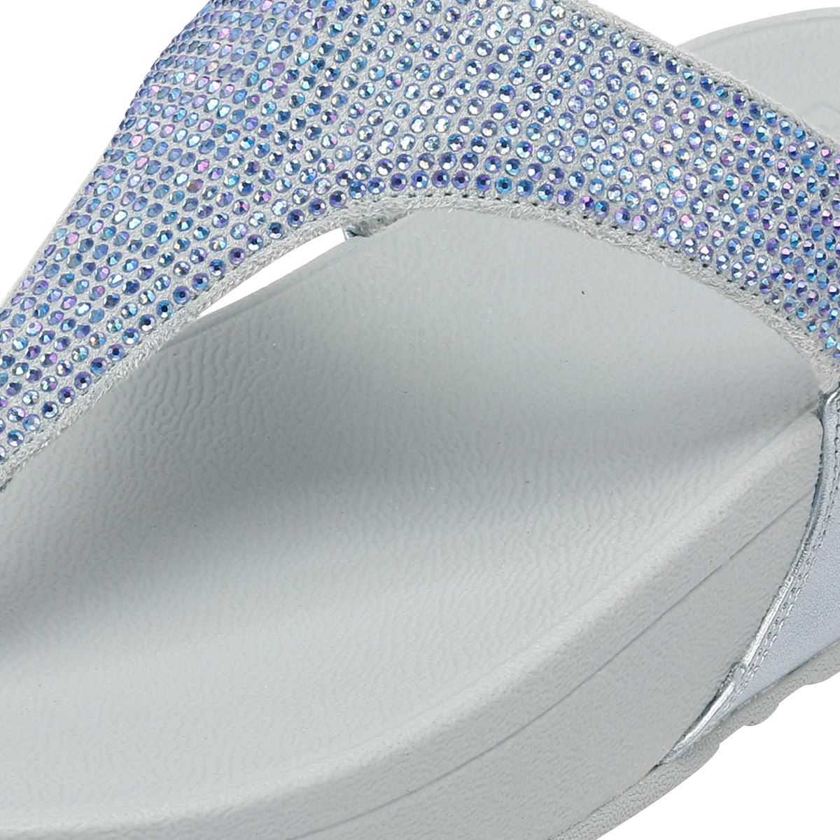FitFlop Lulu Crystal Sandales Bleues Pour Femmes