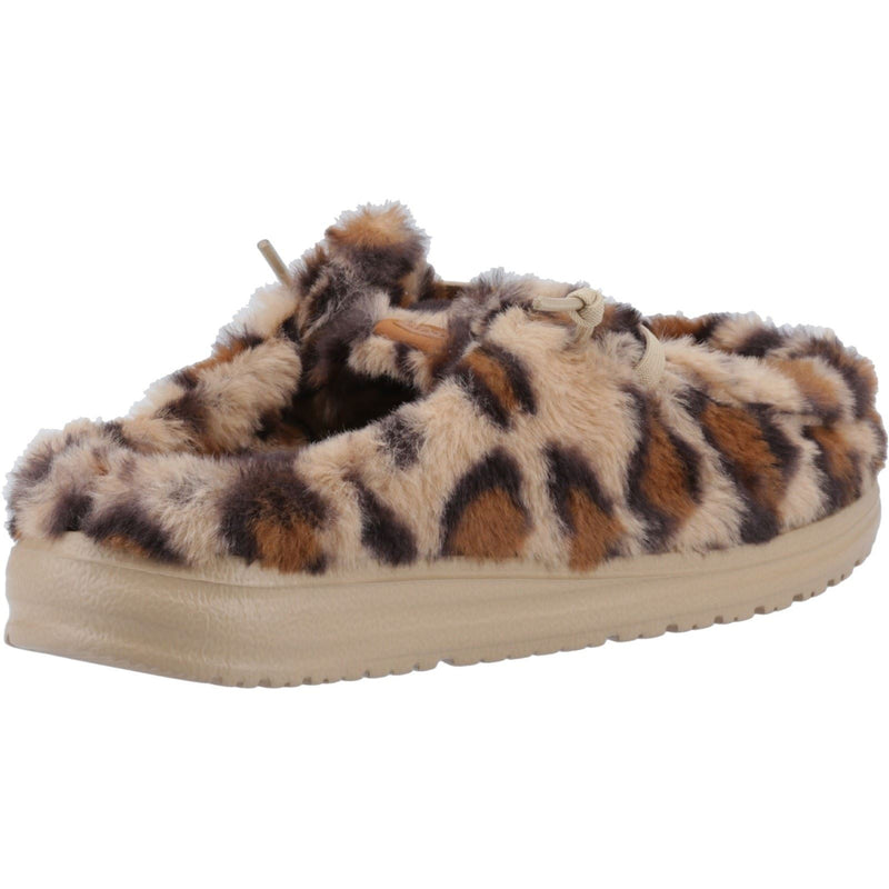 HEYDUDE Wendy Mules Pour Femmes En Polyester Beige/multicolore