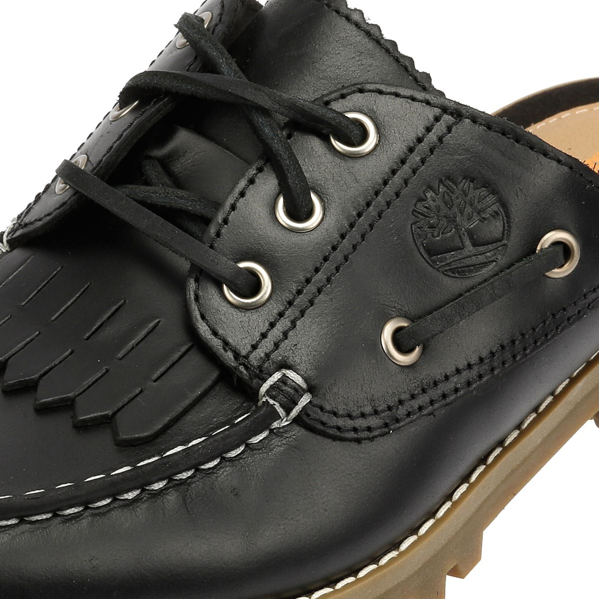 Timberland Noreen Mules Noires En Cuir Pour Femmes