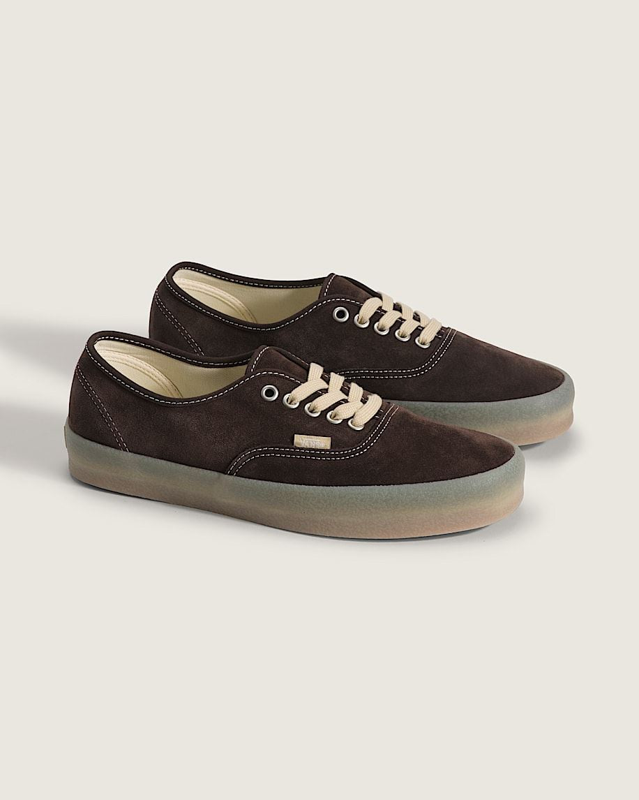 Vans Authentic Crepe Baskets Brunes Pour Hommes En Suède