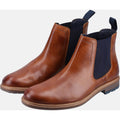 Hush Puppies Justin Chelsea Bottes En Cuir Pour Homme Marron Clair