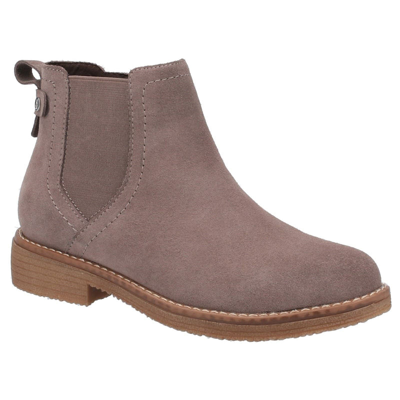 Hush Puppies Maddy Bottes Grises En Daim Pour Femmes