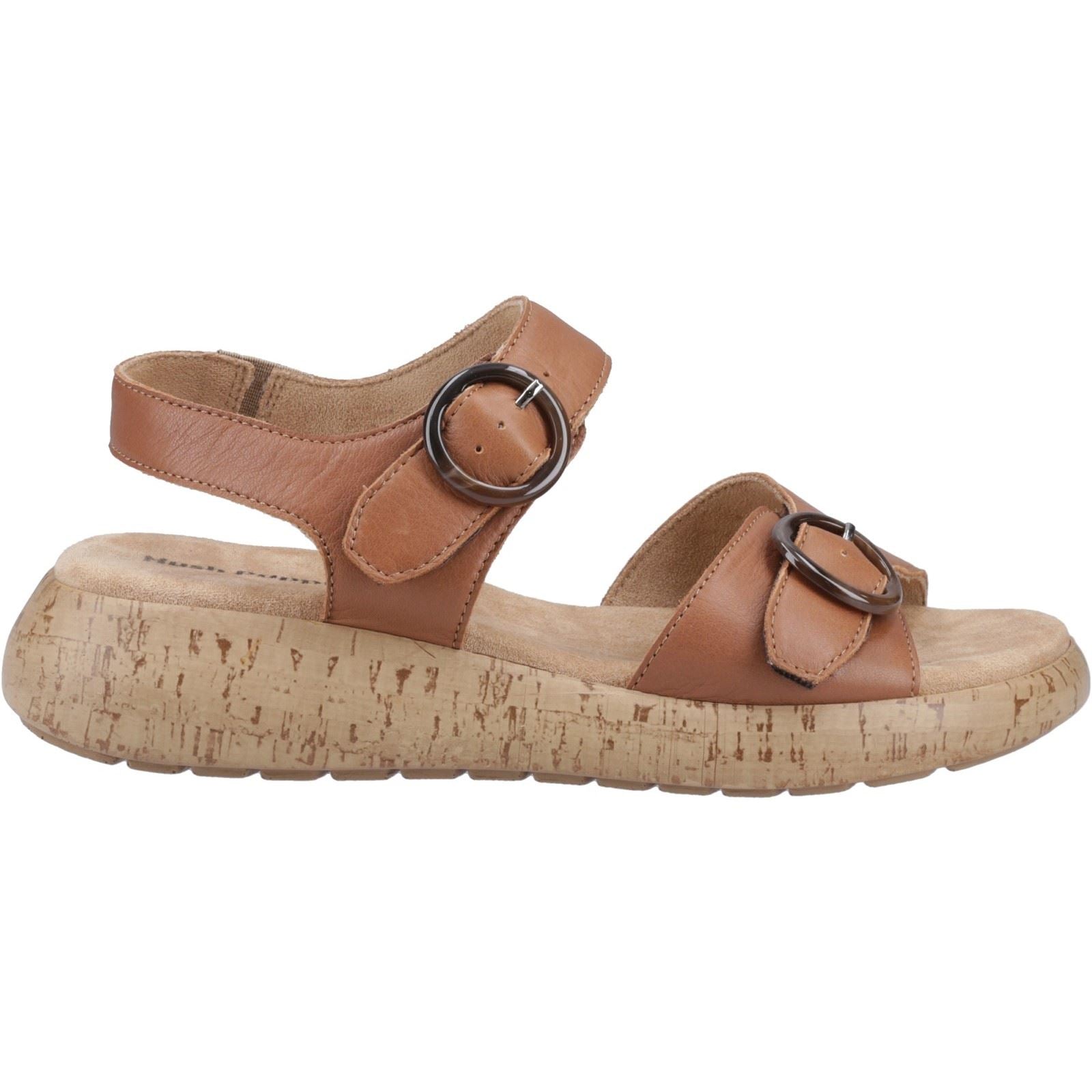 Hush Puppies Alison Sandales En Cuir Pour Femme Couleur Tan