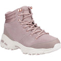 Skechers D'Lites Bottes Roses Poudrées Pour Femmes En Cuir