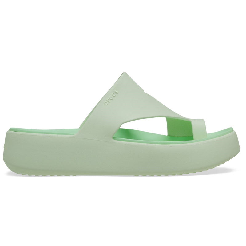 Crocs Getaway Platform Sandales Pour Femmes En Matière Plastique De Couleur Jade